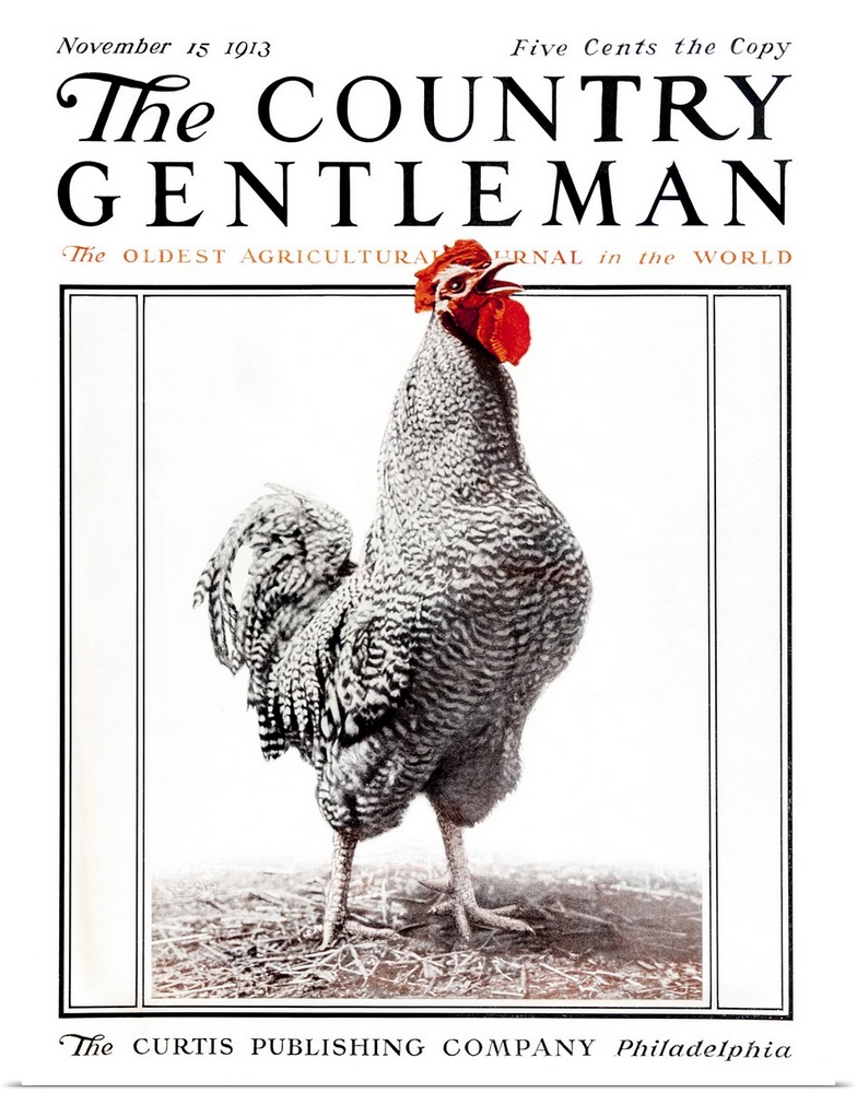 Cover of Country Gentleman agricultural magazine from the early 20th century.