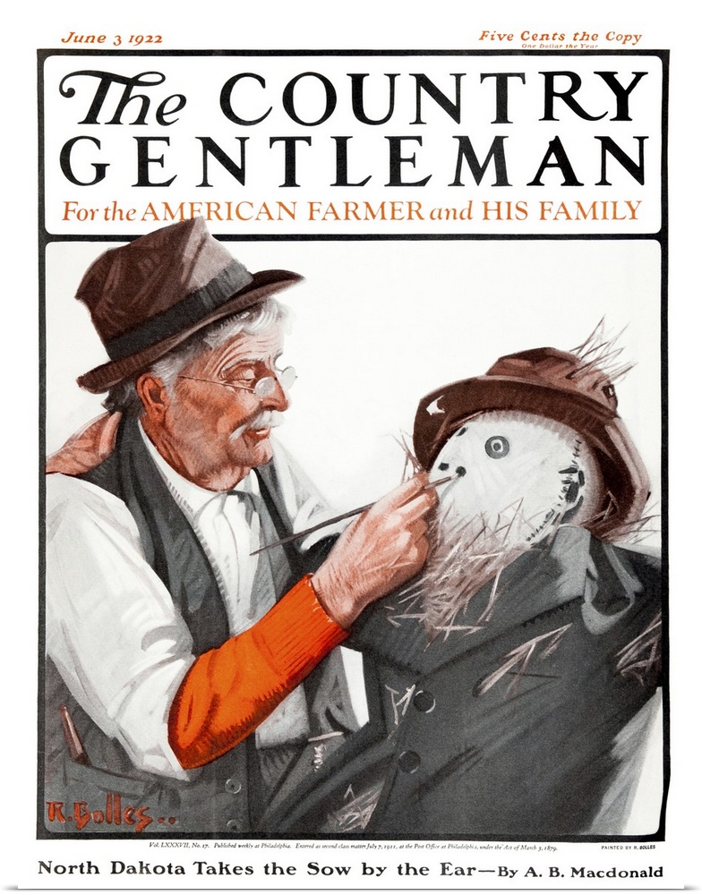Cover of Country Gentleman agricultural magazine from the early 20th century