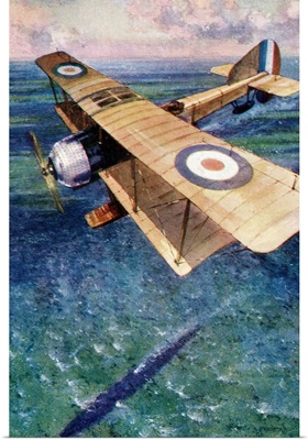 A Seaplane Of The England's Royal Naval Air Service, WWI