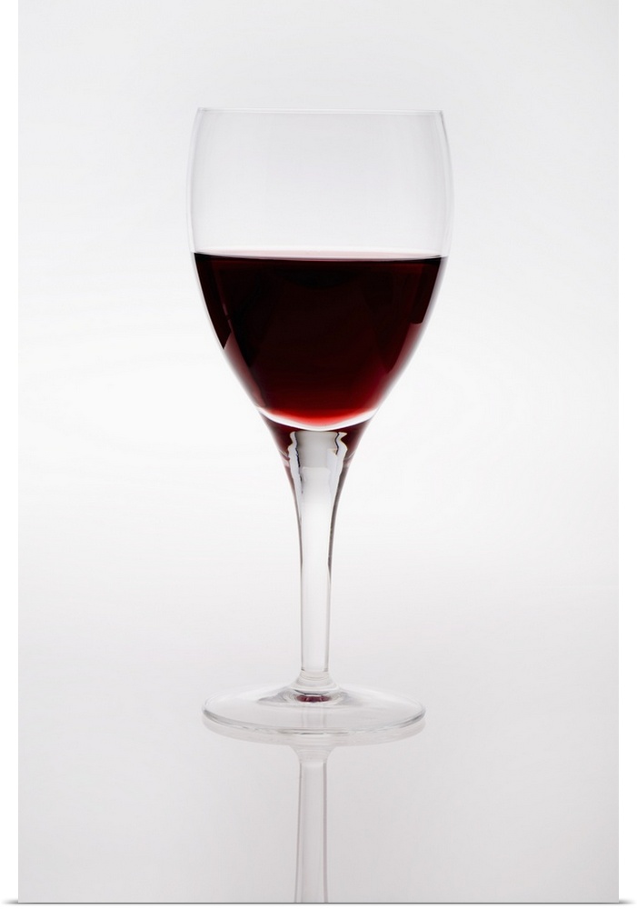 A Wine Glass With Red Wine