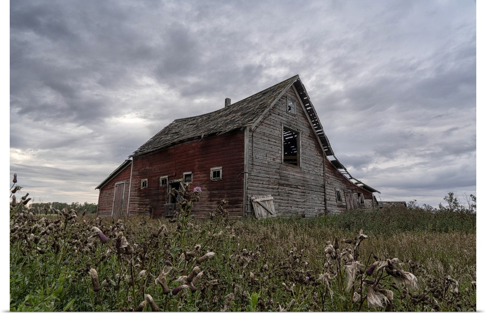 Abandoned barn in rural Saskatchewan, Prince Albert, Saskatchewan, Canada