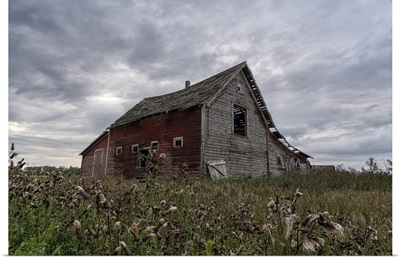 Abandoned Barn In Rural Saskatchewan, Prince Albert, Saskatchewan, Canada