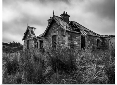 Abandoned House In Ruins, Glenamoy, County Mayo, Ireland