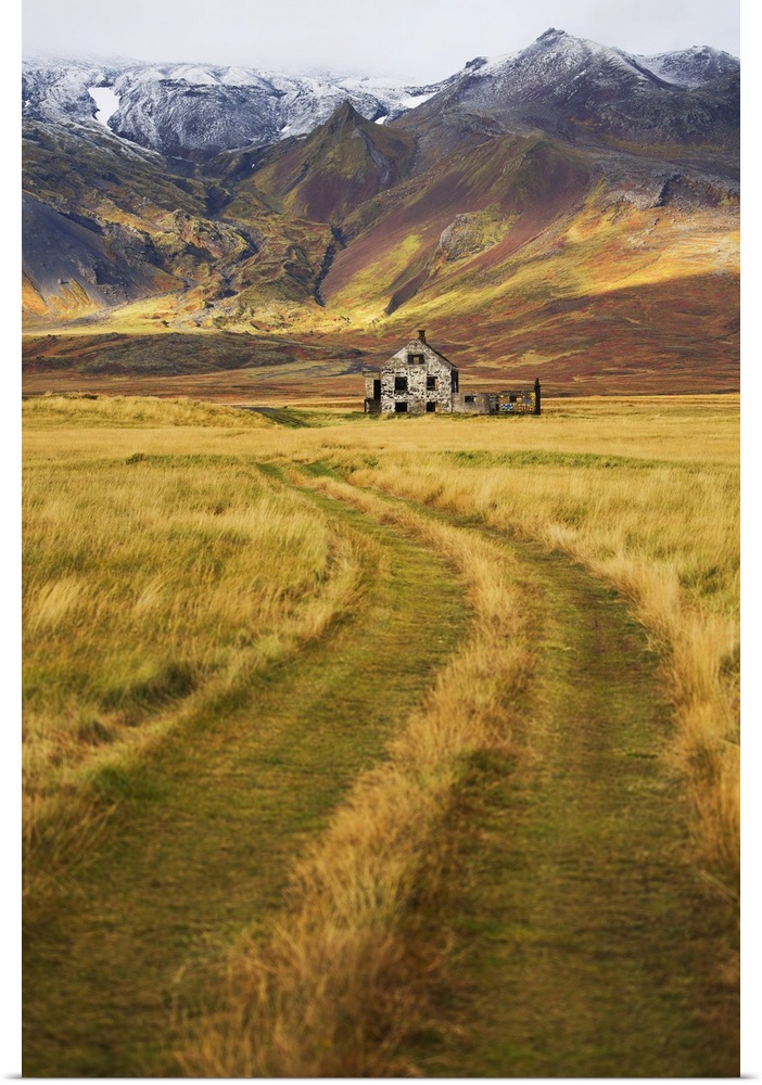 Abandoned House In Rural Iceland, Snaefellsness Peninsula; Iceland.