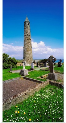Ardmore Round Tower, Ardmore, Co Waterford, Ireland, 12th Century Round Tower