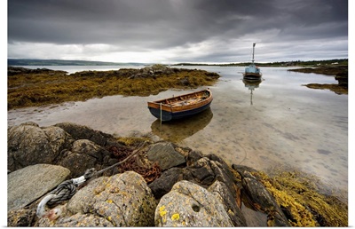 Boats In Water, Ardminish, Gigha, Scotland