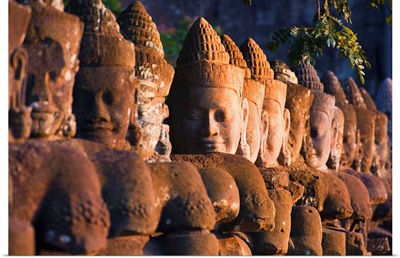 Buddha Head Statues, Angkor Wat Temple Complex