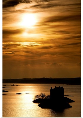 Castle Stalker At Sunset, Loch Laich, Scotland