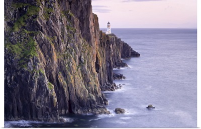 Cliffs On Shoreline, Neist Point, Isle Of Skye, Scotland