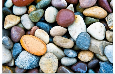 Close Up of multi colored stones