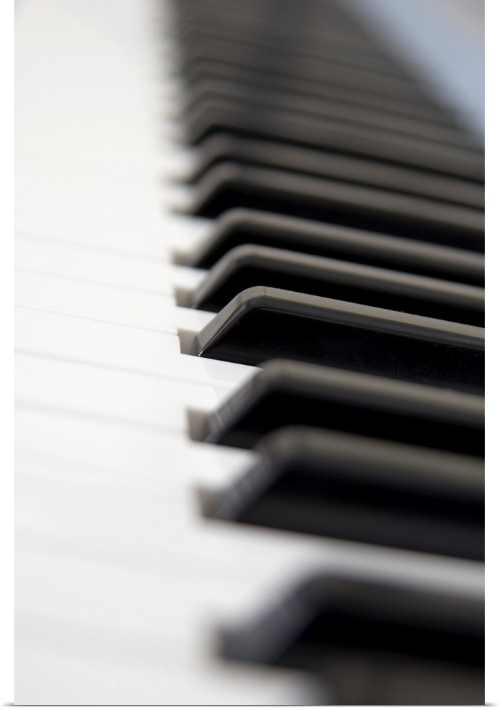 Close Up Of Piano Keyboard.