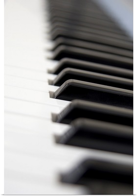 Close Up Of Piano Keyboard