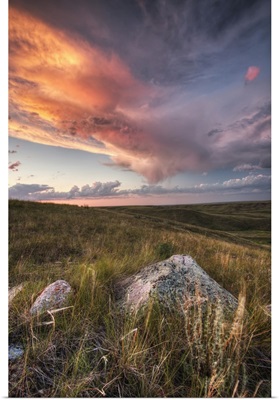 Clouds At Sunset, Grasslands National Park, Saskatchewan, Canada