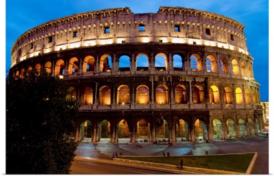 Colosseum At Dusk; Europe, Italy, Rome