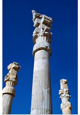 Columns Of Xerxes Gateway Against Clear Sky