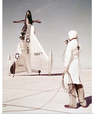 Convair XFY Pogo, An Experimental Turboprop Powered Tailsitting Fighter, 20th C.