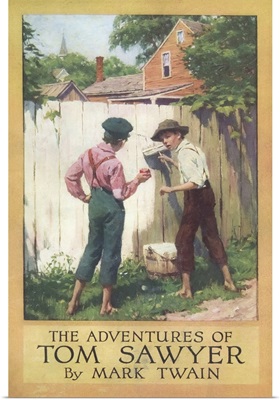 Cover For The Harper & Brothers 1910 Edition Of The Adventures Of Tom Sawyer
