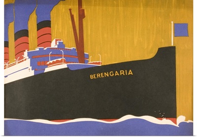 Cunard Line Promotional Brochure For Berengaria Circa 1930