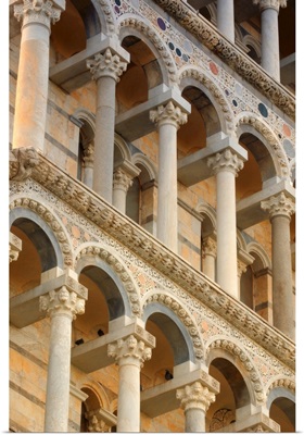 Detailed Close-Up Of Piazza Del Miracoli Pisa (The Leaning Tower Of Pisa) Tuscany Italy