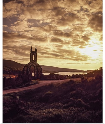 Disused White Marble Church, Lough Na Kung Dunlewy, Co Donegal, Ireland