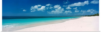 Empty White Sand Tropical Beach