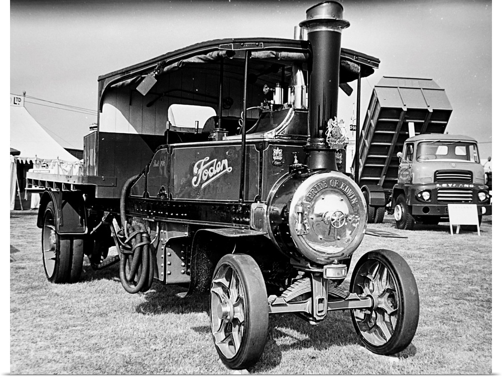 Foden Steam Wagon 'The Pride of Edwin' 1916. Foden Trucks was a British truck and bus manufacturing company which has its ...