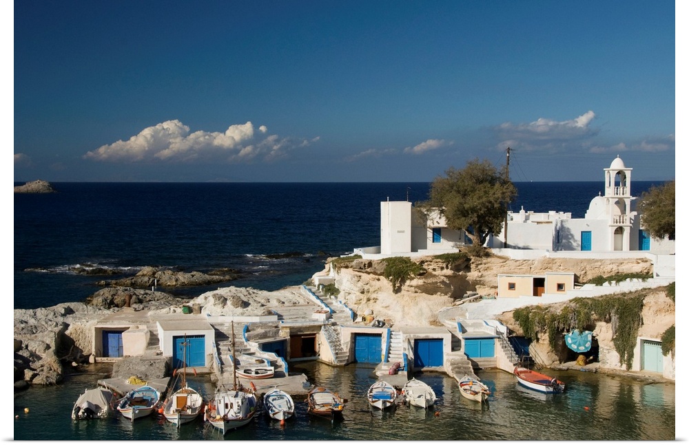 Greece, Cyclades, Island Of Milos, Village Of Mandrakia