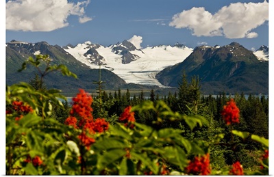 Grewingk Glacier And The Kenai Mountains, Kachemak Bay State Park, Alaska