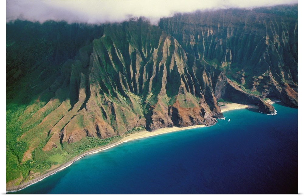 Hawaii, Kauai, Kalalau Valley, Na Pali Coast, Secluded Beaches