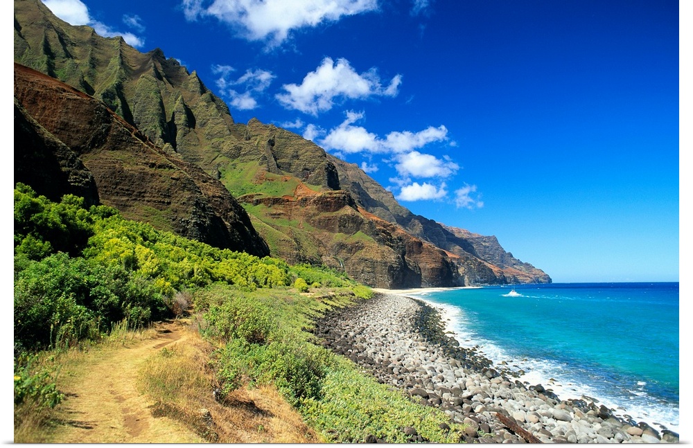Hawaii, Kauai, Na Pali Coast, Scenic Coastline