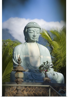 Hawaii, Maui, Lahaina Jodo Mission, Buddha Statue