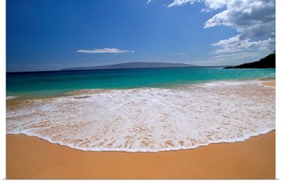 Hawaii, Maui, Makena Beach, Turquoise Ocean Shoreline