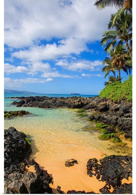 Hawaii, Maui, Makena, Maui Wai Or Secret Beach