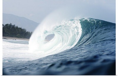 Hawaii, Oahu, Pipeline, Wave Breaking
