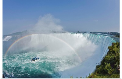 Horseshoe Falls And The Maid Of The Mist, Niagara Falls, Ontario, Canada