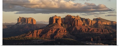 Iconic Red Rock Formation Called Cathedral Rock Near Sedona In Northern Arizona