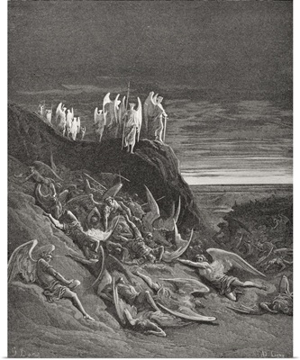 Illustration For Paradise Lost By John Milton, Book VI, Lines 410 To 412