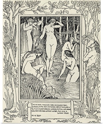 Illustration From The Faerie Queene By Walter Crane 1845-1915 English Artist