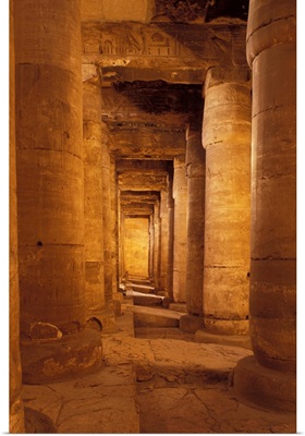 Interior Of Mortuary Temple Of Seti I