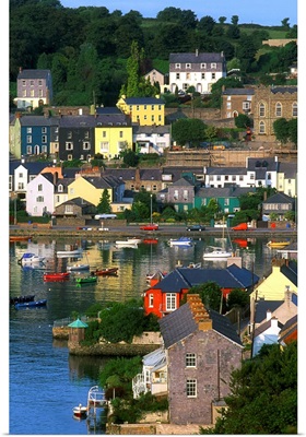 Kinsale, County Cork, Ireland, Boats And Buildings In Kinsale
