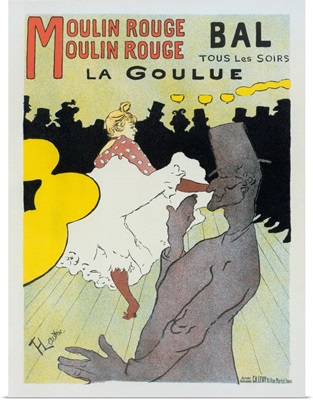 La Goulue And Valentin La Desossee Dancing At The Moulin Rouge, 1891