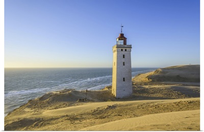 Lighthouse And Dunes, Rubjerg Knude, Lokken, North Jutland, Denmark
