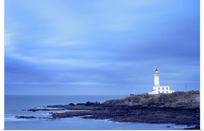 Lighthouse At Turnberry Point At Dusk, South Ayrshire, Ayrshire, Scotland