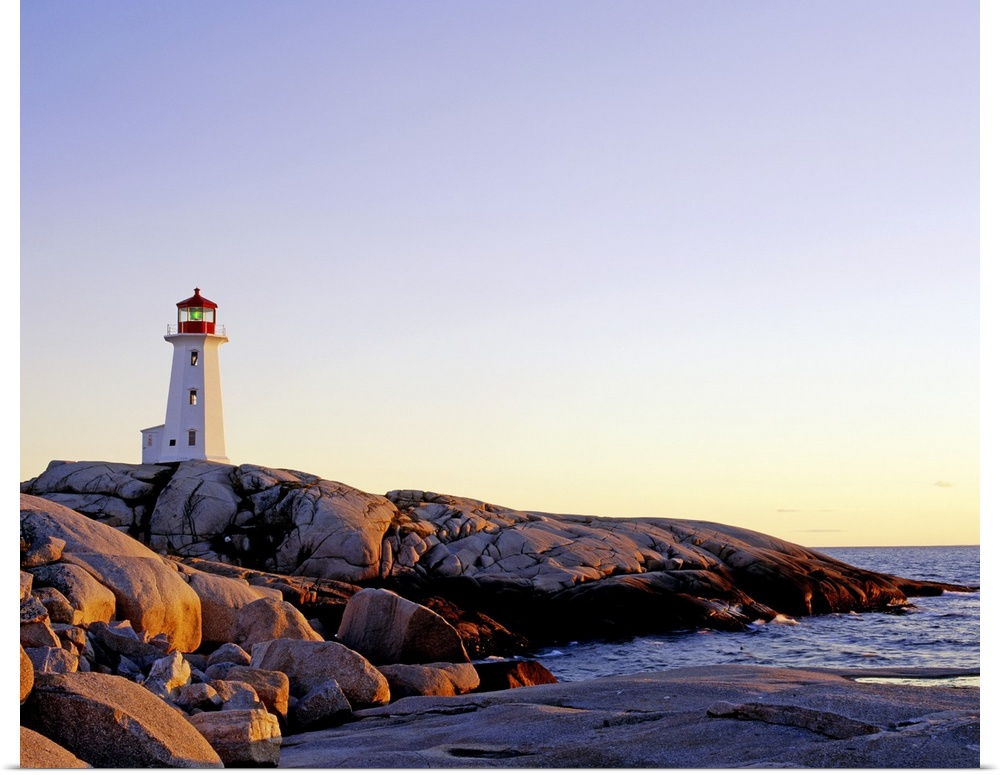 Lighthouse On Peggy's Cove, Nova Scotia