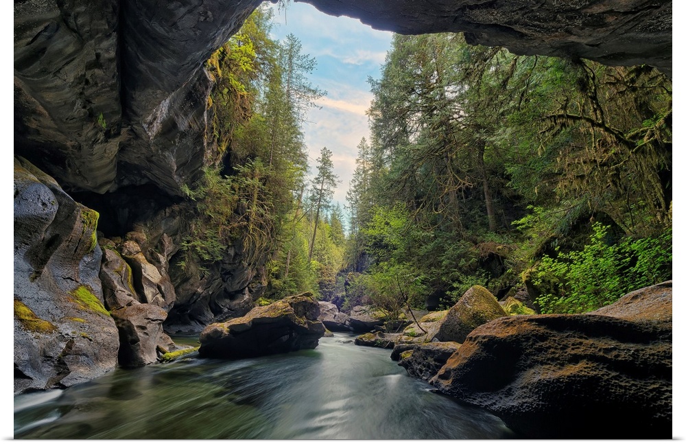 Little Huson Caves, near Woss, British Columbia, Canada