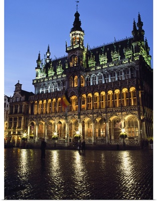 Maison Du Roi At Dusk, Brussels, Belgium