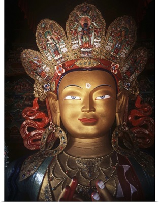 Maitreya Buddha At Thikse Monastery