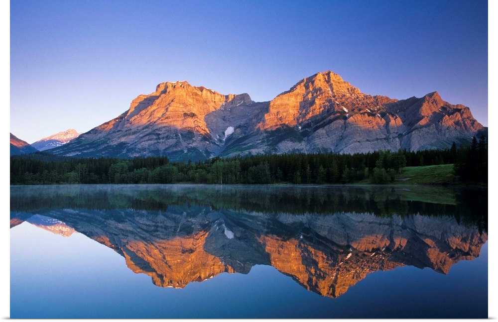 Mount Kidd, Wedge Pond, Kananaskis Country, Alberta, Canada