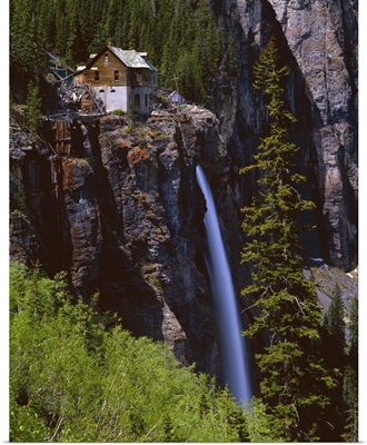 Old Power Station And Bridal Veil Falls