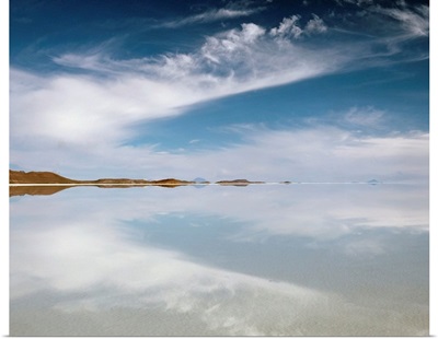 Reflection In Uyuni Salt Flat, Bolivia